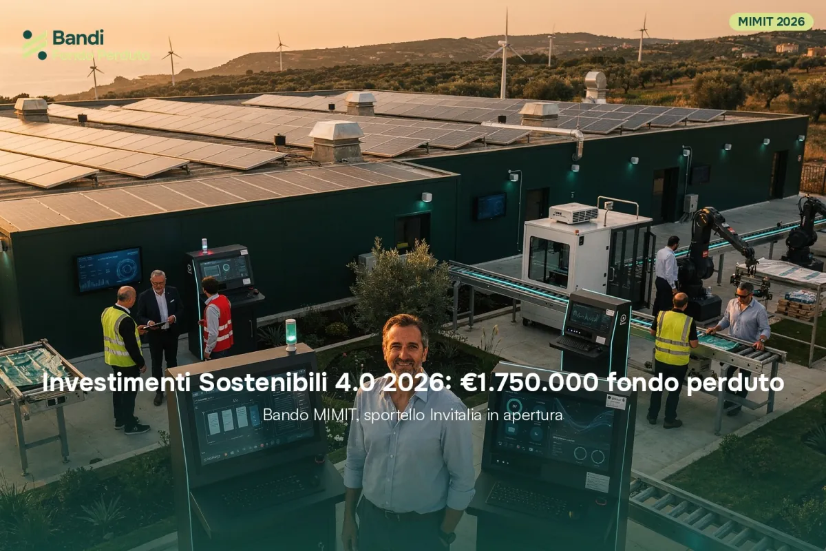 Imprenditrice in azienda manifatturiera Sud Italia con macchinari digitali 4.0 finanziati da bando MIMIT Investimenti Sostenibili
